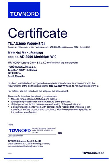 STH-W0-FB-320-AD2000-W0-Certificate